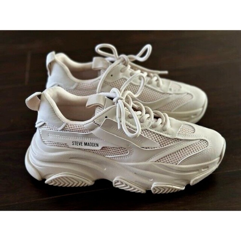 Steve Madden Cream Sneakers